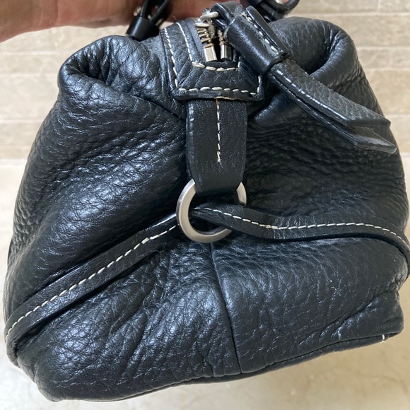 Leather Mini duffle style “H” handbag - Picture 9 of 9